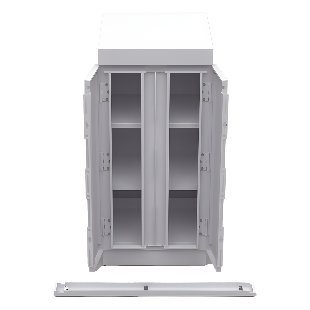 Gabinete de Seguridad de Lámina Galvanizada  para Almacenamiento de Baterías (Hasta 6 baterías PL110D12).
