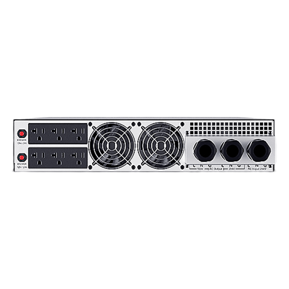 Transformador Reductor de 208 Vca a 120 Vca, Con entrada Hardwire con Cable de Uso Rudo y 6 Salidas NEMA 5-20R, Recomendado para UPS modelo OLS6KERT5UNEMA