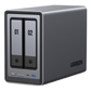 NASync DXP2800 | SO UGOS Pro |  Intel N100 12th Gen Intel® 4 Core™ | 2 Bahías SATA hasta 48TB | 2-Bahias (M.2 NVMe) hasta 16TB | 8GB DDR5 (Exp. a 16GB) | Ethernet 2.5G  | HDMI 4K | 2* USB2.0 | 1*USB 3.2Gen | 1* USB 3.2Gen2 | 1*USB-C 3.2Ge
