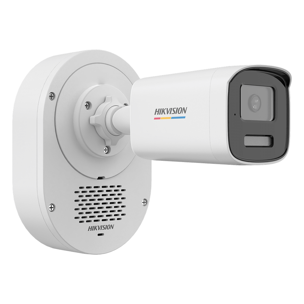 [SOUNDMAX] Cámara Bala TURBOHD 2 Megapixel (1080p) / ColorVu / Audio Bidireccional + Sirena / Luz Blanca 40 m + IR 40 m / IP67 / Luz Dual / Exterior IP67