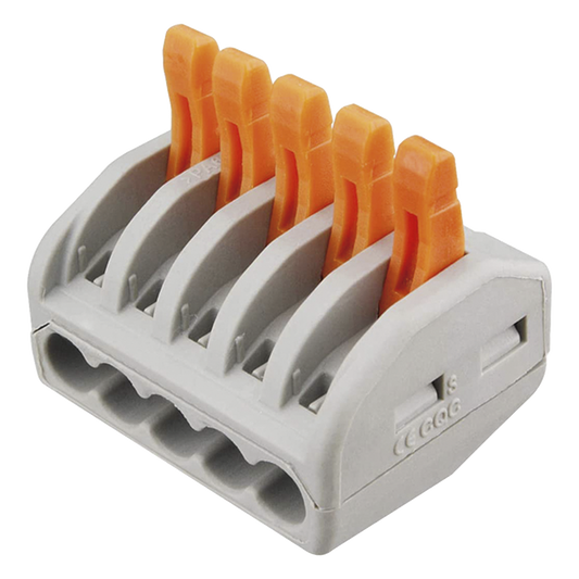 Conector Compacto para 1 Cable de Entrada 4 Cables de Salida / Cables Compatibles 12AWG-28AWG