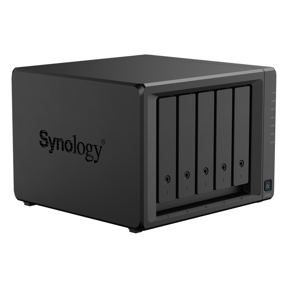 Unidad de Expansión DX525 | 5 Bahías para Unidades 3.5" y 2.5" | Intercambio en Caliente | Compatible con Synology DiskStation.