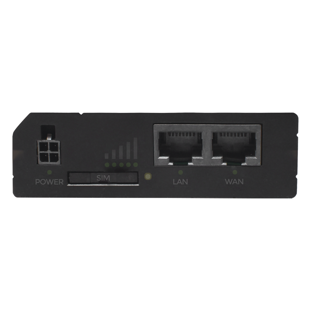 Router Industrial LTE 4G / 150 Mbps Cat 4 / 2 Puertos Ethernet / WiFi 2.4 GHz / Montaje DIN / -40°C a 75°C