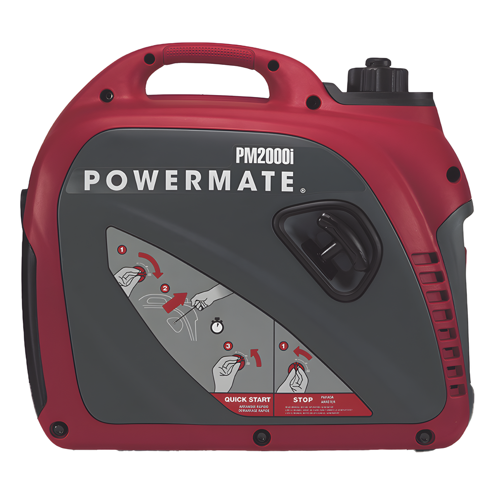 Generador Inversor Portátil a Gasolina, 1.7 kW, 120vca , Arranque Manual