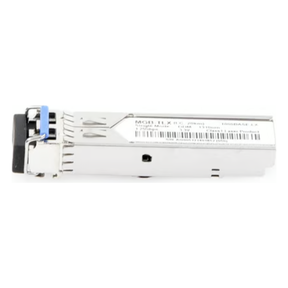 Transceptor Industrial, Puerto SFP 1000BASE LX, Conector LC, Fibra Monomodo, Hasta 20 km, Soporta Temperatura de -40 a 75°C