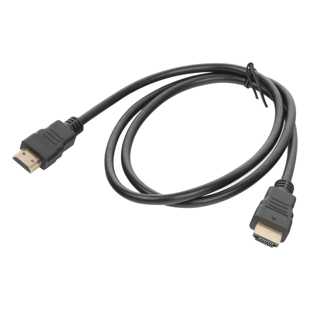 Cable HDMI de 1 Metro (3.28 pies) (High Speed) / Resolución 4K / Soporta Canal de Retorno de Audio (ARC)/ Soporta 3D / Blindado para Reducir Interferencia / Chapado en Oro / Alta Resistencia y Durabilidad.