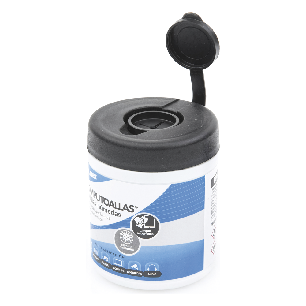 Toallas húmedas antibacteriales, para limpieza de gabinetes, equipos de cómputo, audio, vídeo y telefonía, 30 piezas
