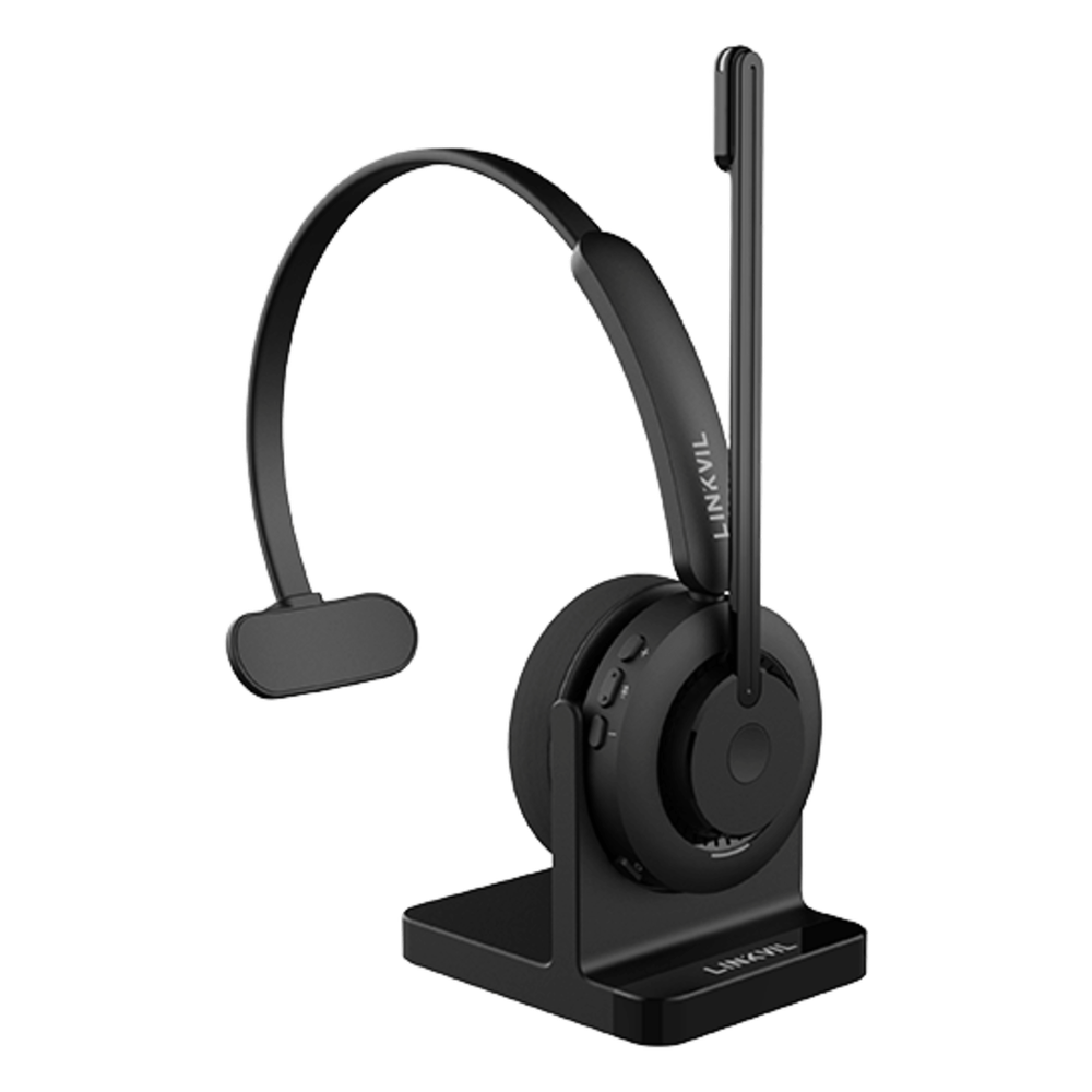Auriculares Bluetooth / Micrófono Omnidireccional / Cancelación de Ruido AI ENC / Busylight Integrado / Bluetooth 5.4 Multipunto / Batería 400 mAh / 22 Horas Llamadas / Compatible VoIP