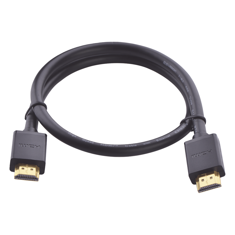 Cable HDMI 2.0 4K@60Hz | 1 Metro (3.28 Pies) | HDR | 3D | HEC (Canal Ethernet HDMI) | ARC (Canal de Retorno de Audio | Color Profundo de 48 Bits | Audio de 32 Canales | HDCP | Dolby True HD 7.1 | 18 Gbps | Múltiple Blindaje | Calidad Premium.