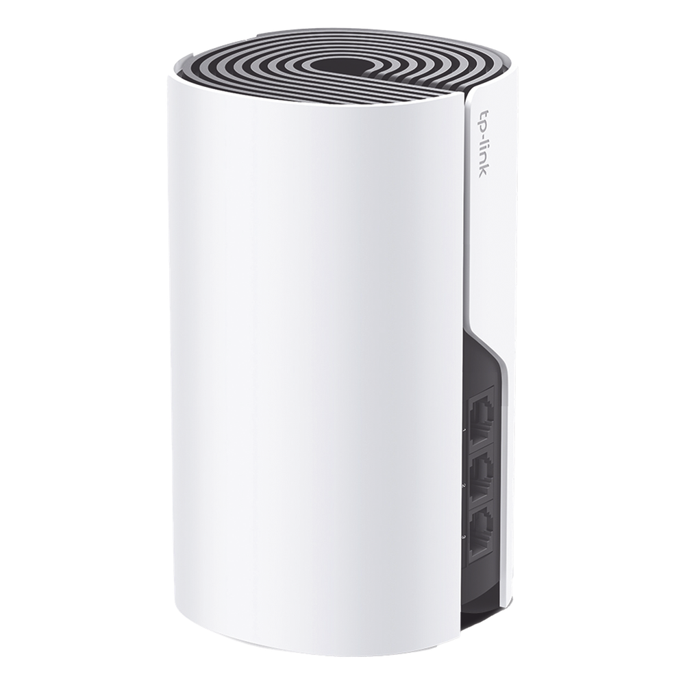 Router Inalámbrico MESH Interior para Hogar / Doble Banda Wi-Fi 5 AC1900 Mbps / 3 Puerto Gigabit WAN/LAN / 3 Antenas Internas / Administración Mediante la App Deco (iOS, Android)