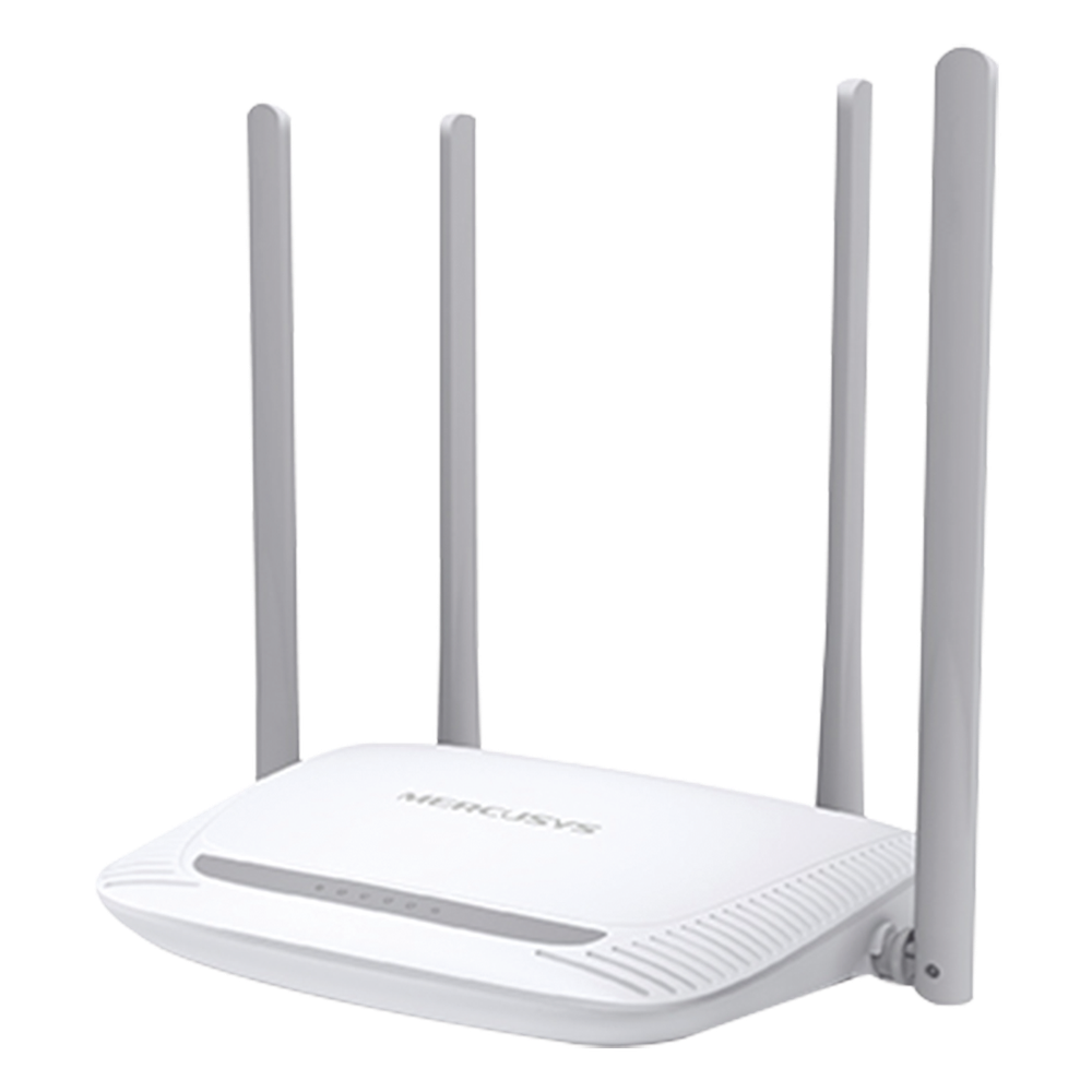 Router Inalámbrico N Mejorado / 2.4 GHz de 300 Mbps / 1 Puerto WAN 10/100 Mbps / 3 Puertos LAN 10/100 Mbps / 4 Antenas de 5 dBi