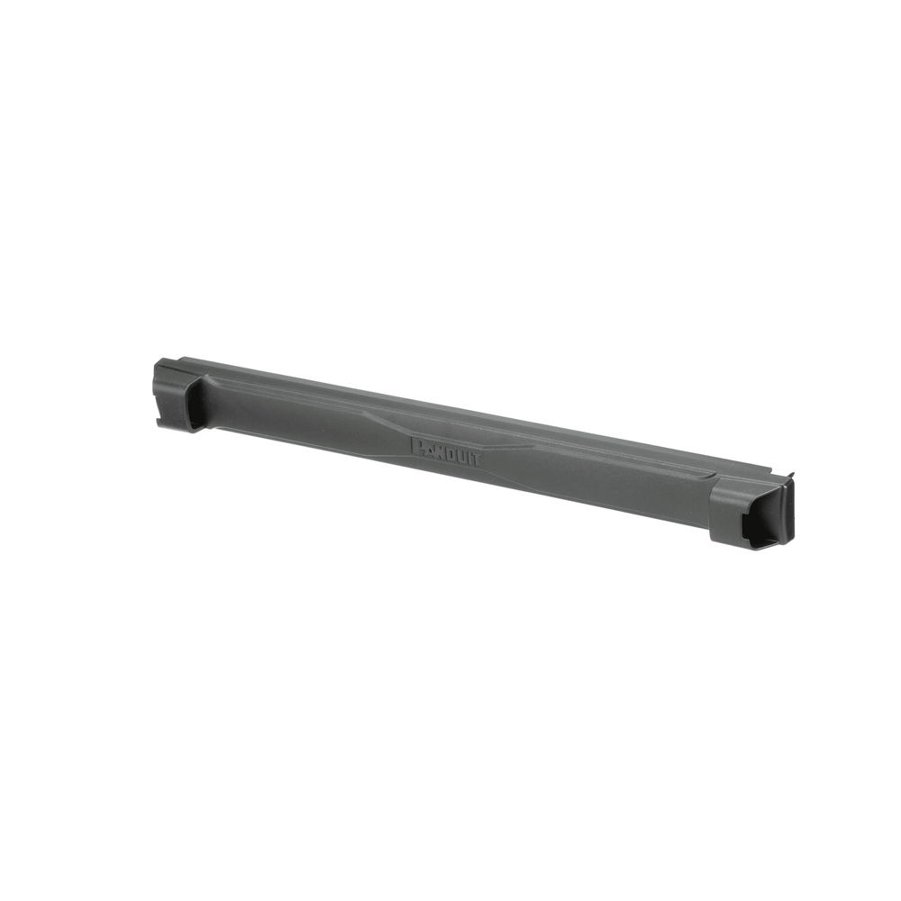 Tapa Ciega Estándar de 19in, Compatible con Racks con Rieles de Orificio Roscado, Instalación sin Herramienta, Plano, 1 UR, Color Negro
