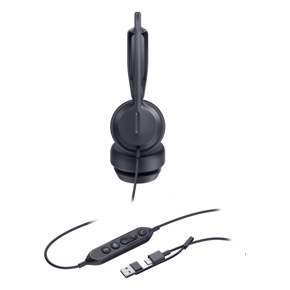 Diadema Alámbrica Yealink UH42 Dual con Audio HD y Conectividad USB-C/A Certificada con Microsoft Teams