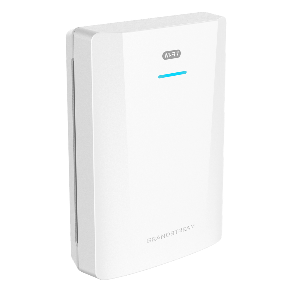 Punto de Acceso Wi-Fi 7 para Pared / GWN7670WM / MIMO 2x2:2 DL-UL OFDMA / Modulación 4096 QAM / 2.5G Ethernet PoE+ / Hasta 256 Clientes / QoS Avanzado / Cobertura 175 mts / Gestión Integrada y en la Nube