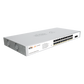 Switch Administrable PoE / 24 puertos PoE af/at Gigabit / 2 x SFP Gigabit / Administración Cloud Gratuita / Presupuesto 370 W