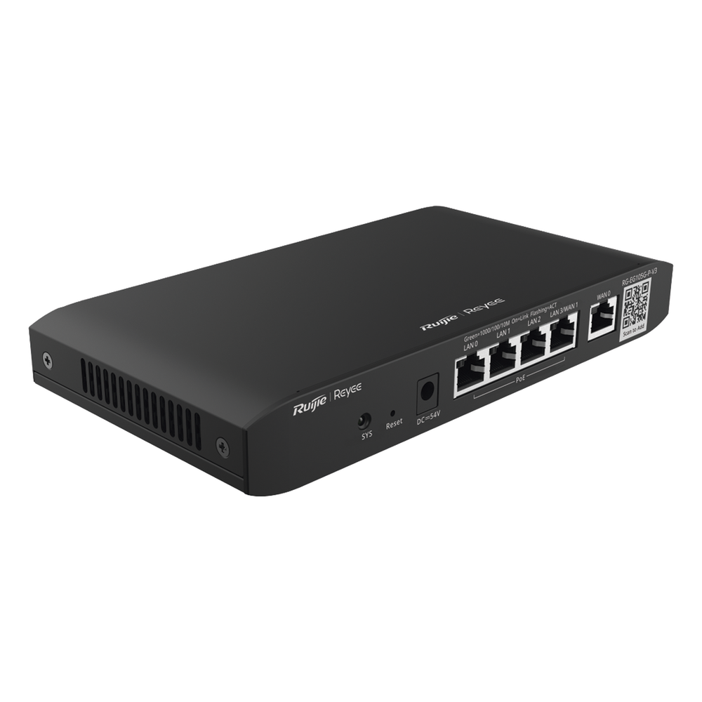 Router Balanceador con Función SD-WAN, PoE+ hasta 54 Watts, Hasta 2 Servicios de Internet y hasta 100 clientes con desempeño de 600 Mbps