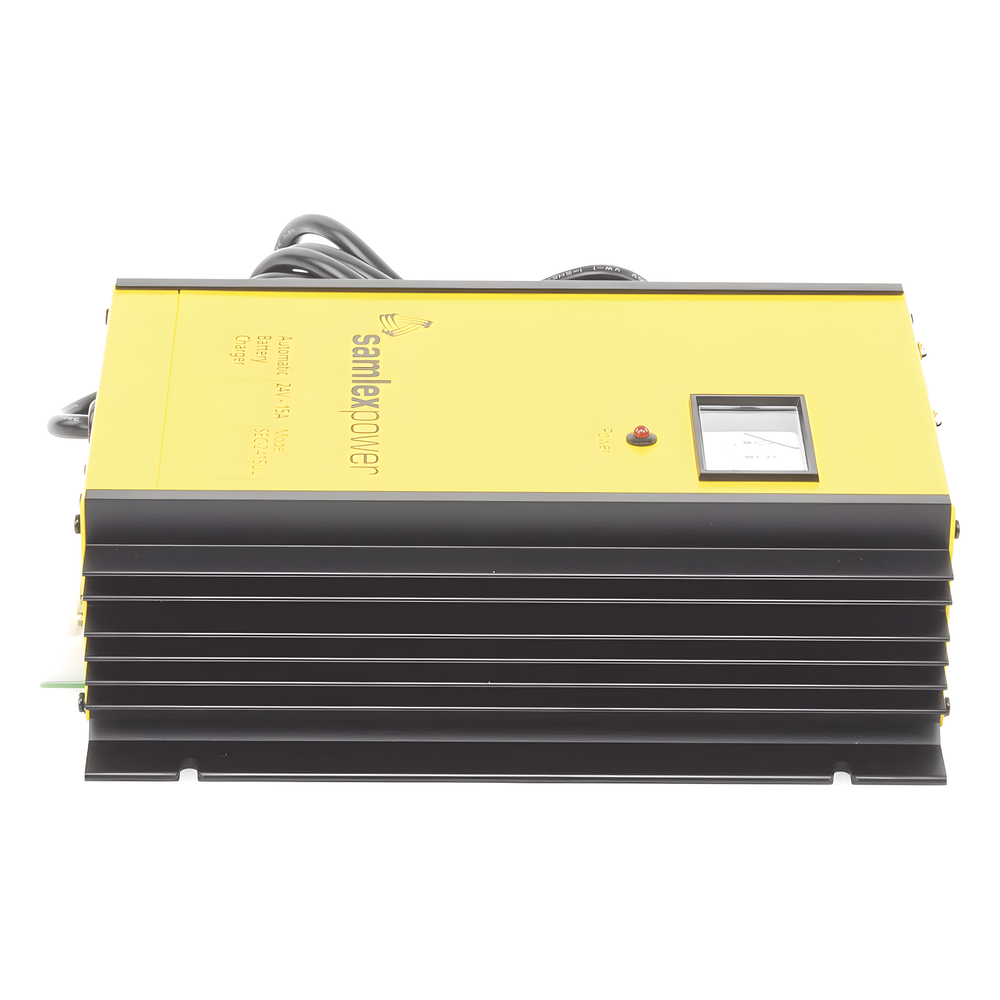 Cargador de Baterías de Plomo Ácido 24 Volts, 15 A / Bancos de 100 a 200 Ah