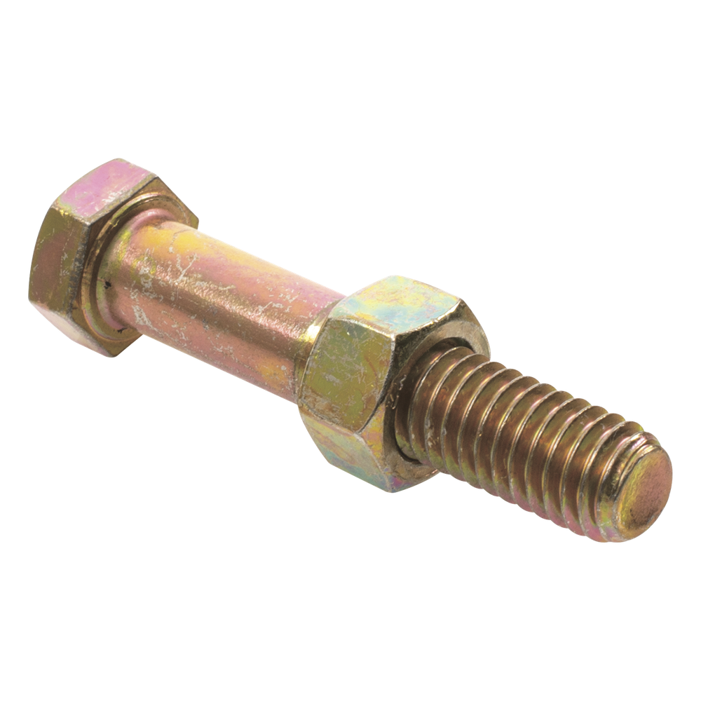 Paquete de 6 Tornillos Grado 5 con Tuercas Tropicalizadas de 3/8" x 2".