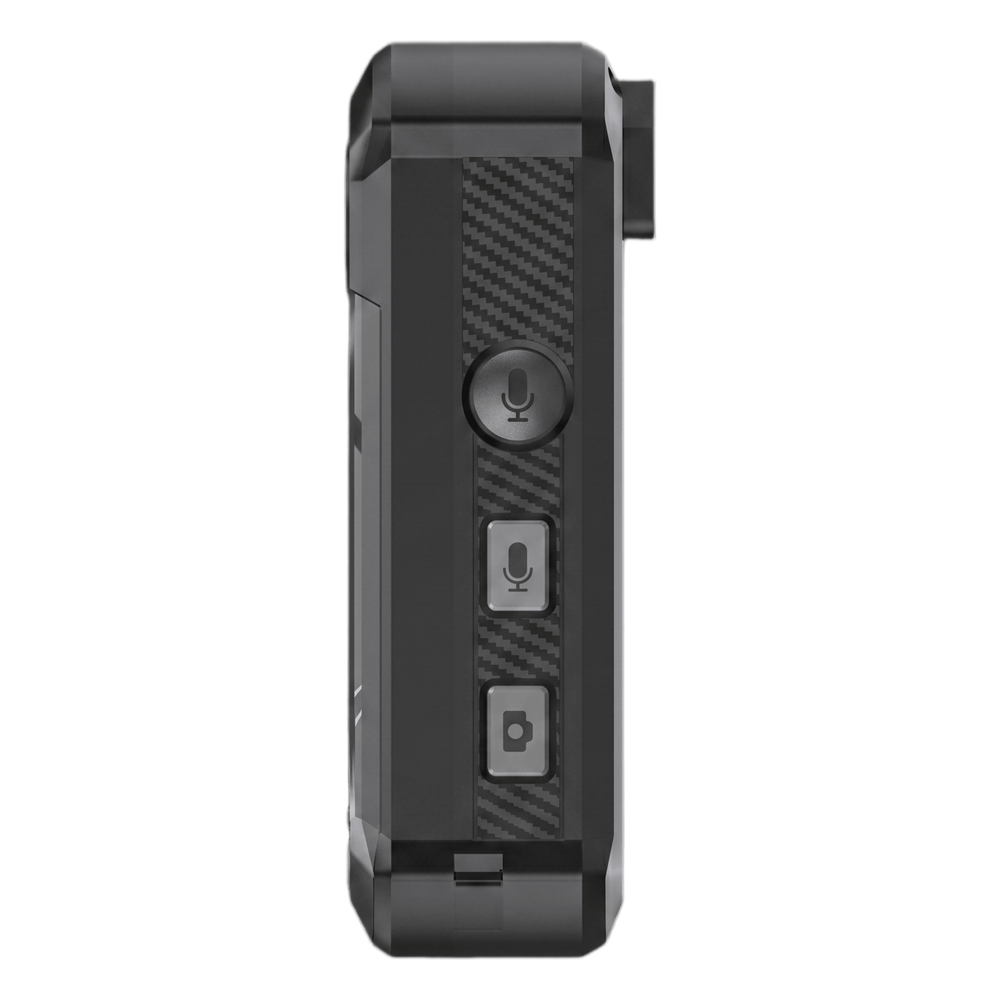 Body Camera Portátil / Grabación a 2K / Pantalla 2.4" LCD / IP68 / H.265 / 64GB de Almacenamiento / GPS / WIFI / 3G y 4G / Fotos de Hasta 40 Megapixel / Micrófono Integrado