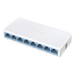 Switch NO Administrable / Para escritorio / 8 puertos 10/100 Mbps / Diseño Compacto / Plug and Play