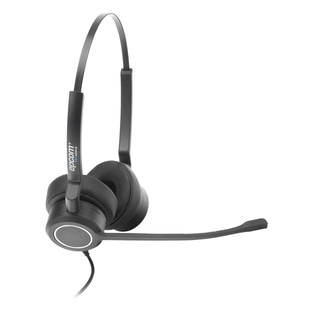 Audífonos USB de Diadema ESTÉREO con Audio HD / Micrófono con Cancelación de Ruido / Calidad para uso en Oficina