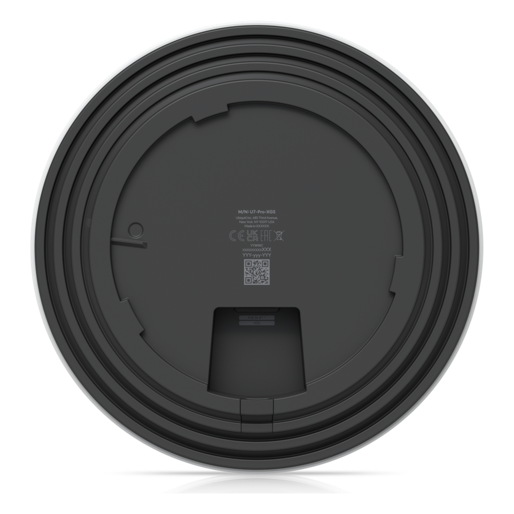 U7 Pro XGS – Punto de Acceso WiFi 7 Tri-Banda para Interiores con Soporte 6 GHz, Radio de Escaneo Espectral Dedicado, Cobertura de hasta 160 m², Capacidad para 500 Usuarios y Puerto Multi-Gig 10/5/2.5/1 GbE