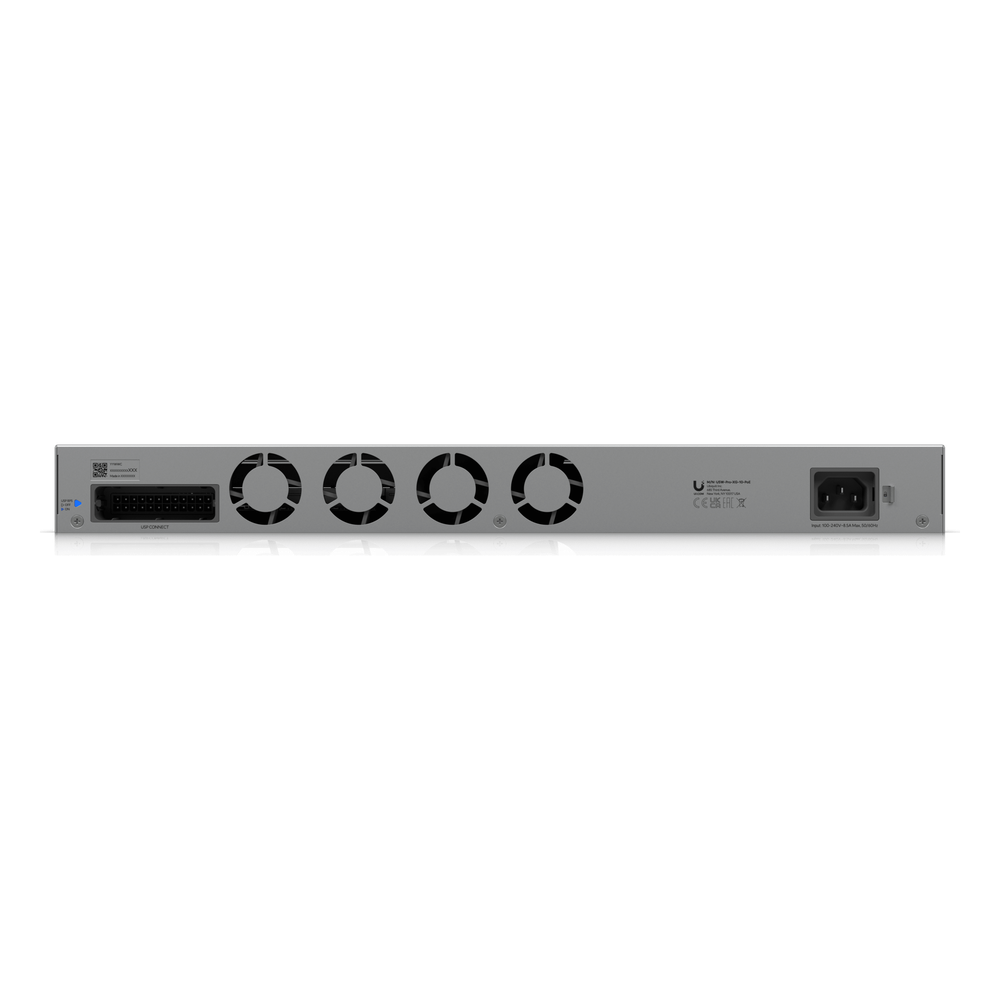 USW Pro XG 10 PoE Switch PoE+++ Capa 3 Etherlighting™ de 10 Puertos 10GbE (Todos PoE+++) y 2 Puertos SFP+ con Disponibilidad PoE de 400W