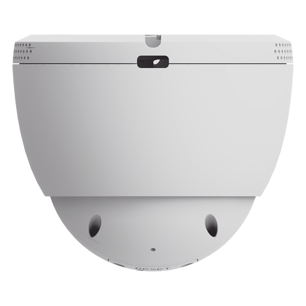 Domo IP 3 Megapíxel (2K) / Wi-Fi / Sirena y Estrobo /Audio de Dos Vías / Detección Humana y Vehiculo / Notificación Push / Audios Personalizables / Ranura Para Memoria hasta 512GB / Uso en Exterior IP67