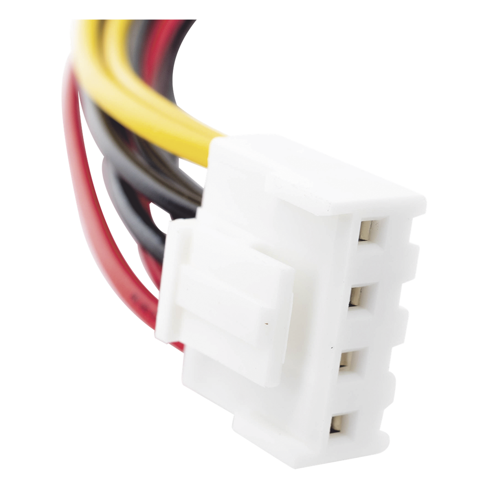 Cable Doble de Corriente SATA / Compatible con DVR's epcom / HIKVISION / 25 cms de Longitud