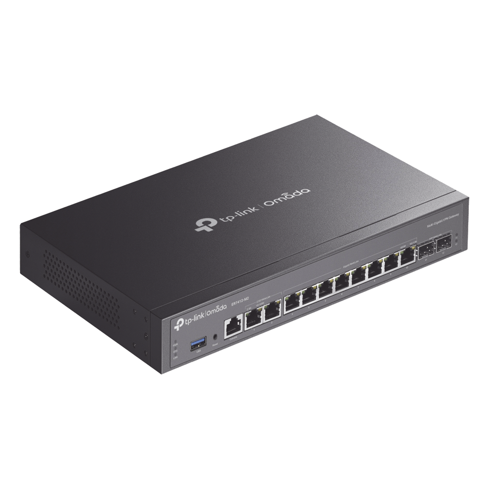 Router Omada VPN / SDN Multi-WAN Gigabit / 2 Puertos WAN/LAN RJ45 2.5 Gigabit / 8 Puertos WAN/LAN RJ45 Gigabit / 2 Puertos WAN/LAN SFP Gigabit / 1,000,000 Sesiones Concurrentes / Administración Centralizada Omada o Stand-Alone