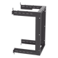 Rack PanZone® de Montaje en Pared, de 19in, Profundidad Ajustable, Rieles Numerados y Roscados #12-24, 18 UR, Color Negro