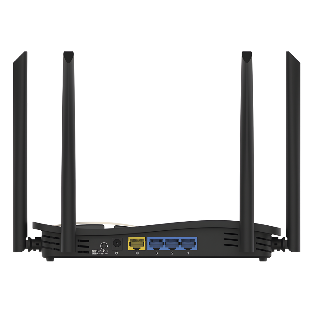 Home Router inalámbrico MESH WI-FI 5 2x2 doble banda 1 puerto WAN Gigabit y 3 puertos LAN Gigabit, hasta 1,267 Mbps.