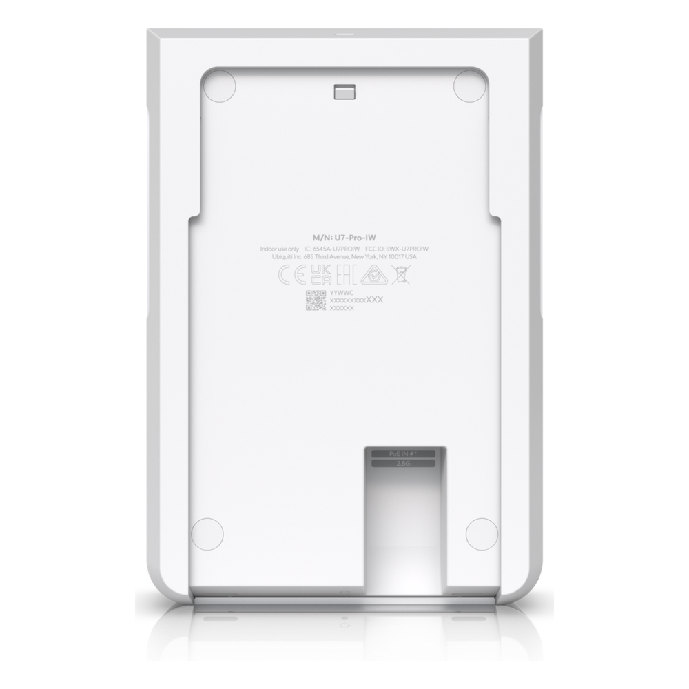 Punto de Acceso WiFi 7 Con Diseño de Pared, Tribanda en 2.4, 5 y 6 GHz, Hasta 10.688 Gbps, Puerto Ethernet 1/2.5 GbE, 300+ Clientes Simultáneos