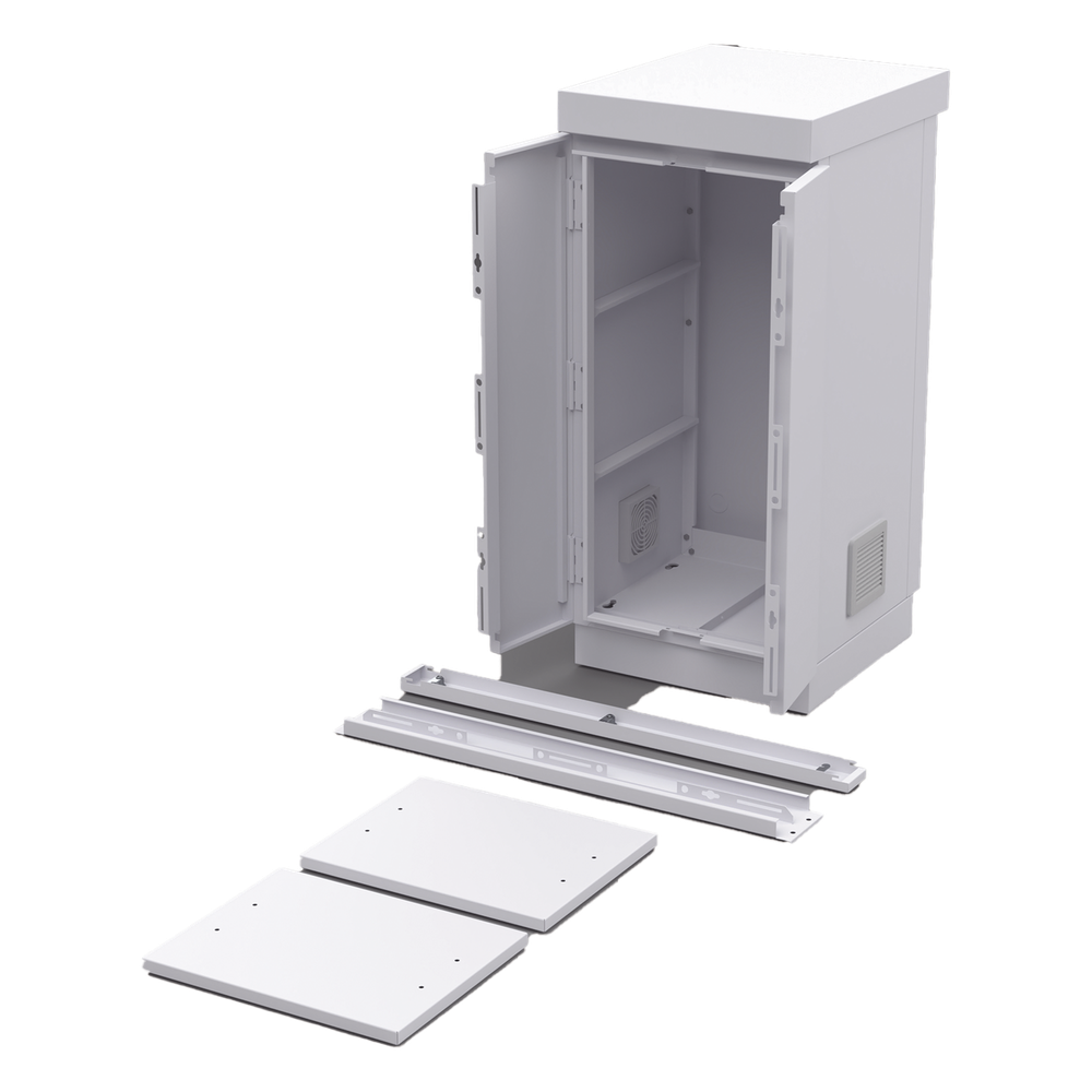 Gabinete de Seguridad de Lámina Galvanizada  para Almacenamiento de Baterías (Hasta 6 baterías PL110D12).