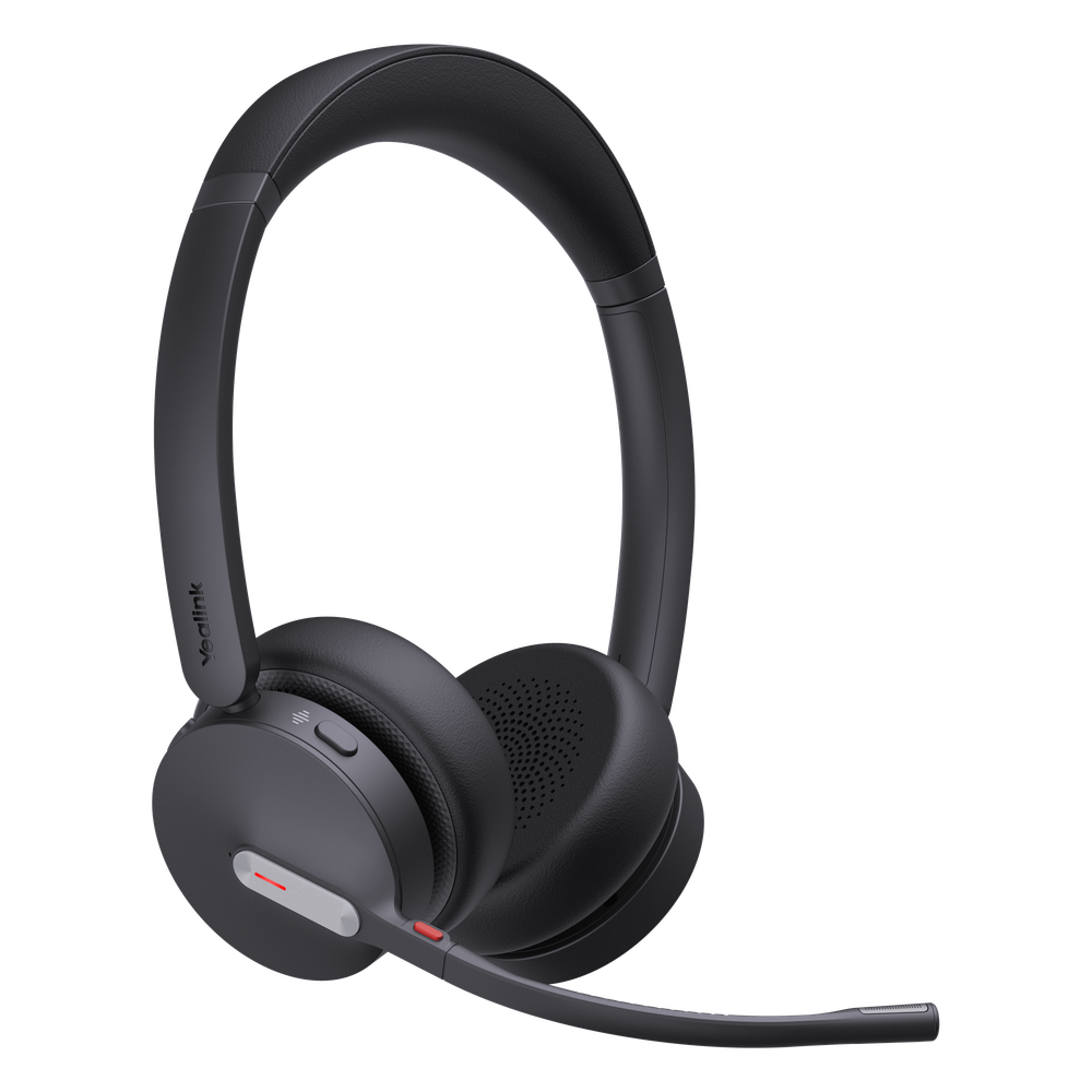 Diadema Inalámbrica Yealink WH64 DECT y Bluetooth con Capacidad de Hasta 32 Horas de Conversación