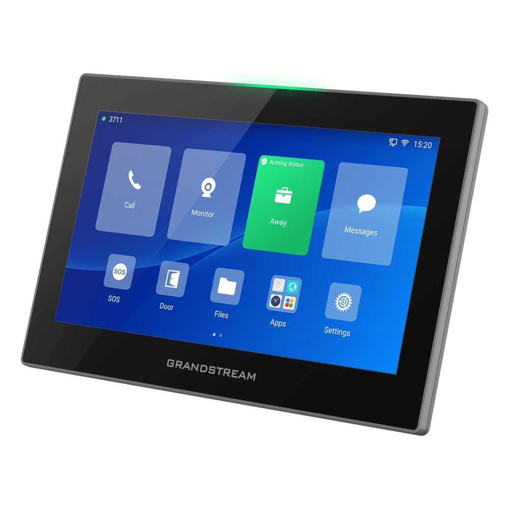Estación de Intercomunicación SIP con Wi-Fi 6, Bluetooth y Control Total para Agendamiento de Salas y Edificios Inteligentes (Color Negro)