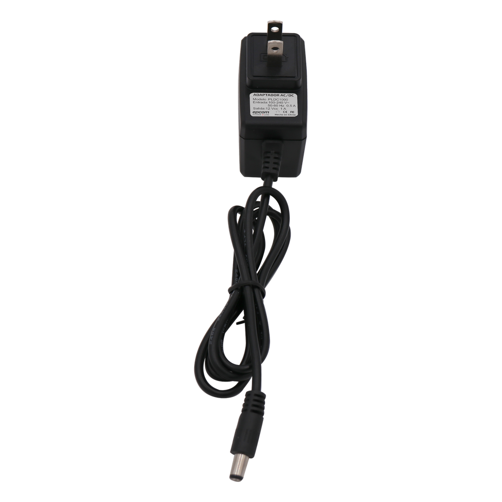 Fuente de poder de 12 Vcc @ 1 Amp Regulado / Uso en Interior / Múltiples Usos / Con cable de 95 cm