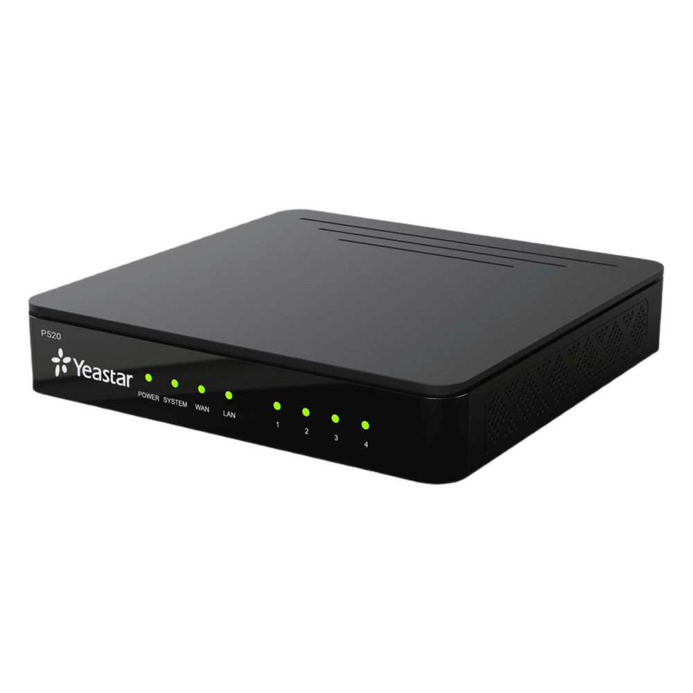 Conmutador IP PBX Modular / 20 Extensiones / 10 Llamadas Simultáneas / Hasta 4 Puertos FXO/FXS / Grabación de Llamadas Nativa / Linkus UC Móvil y Escritorio / Integración WhatsApp y CRM / Transcripción IA