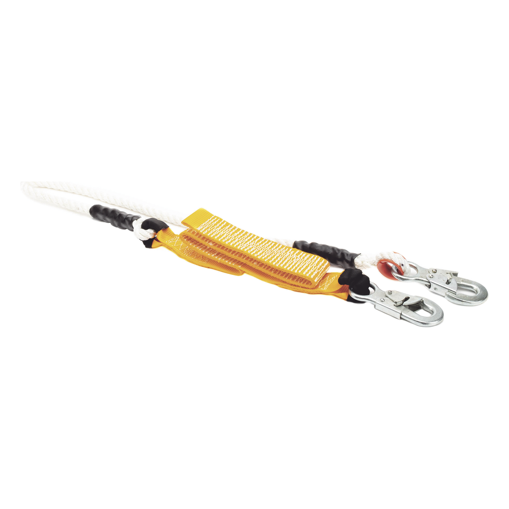 Amortiguador con Cable de Protección de  Nylon y 2 Ganchos de Seguro Doble.