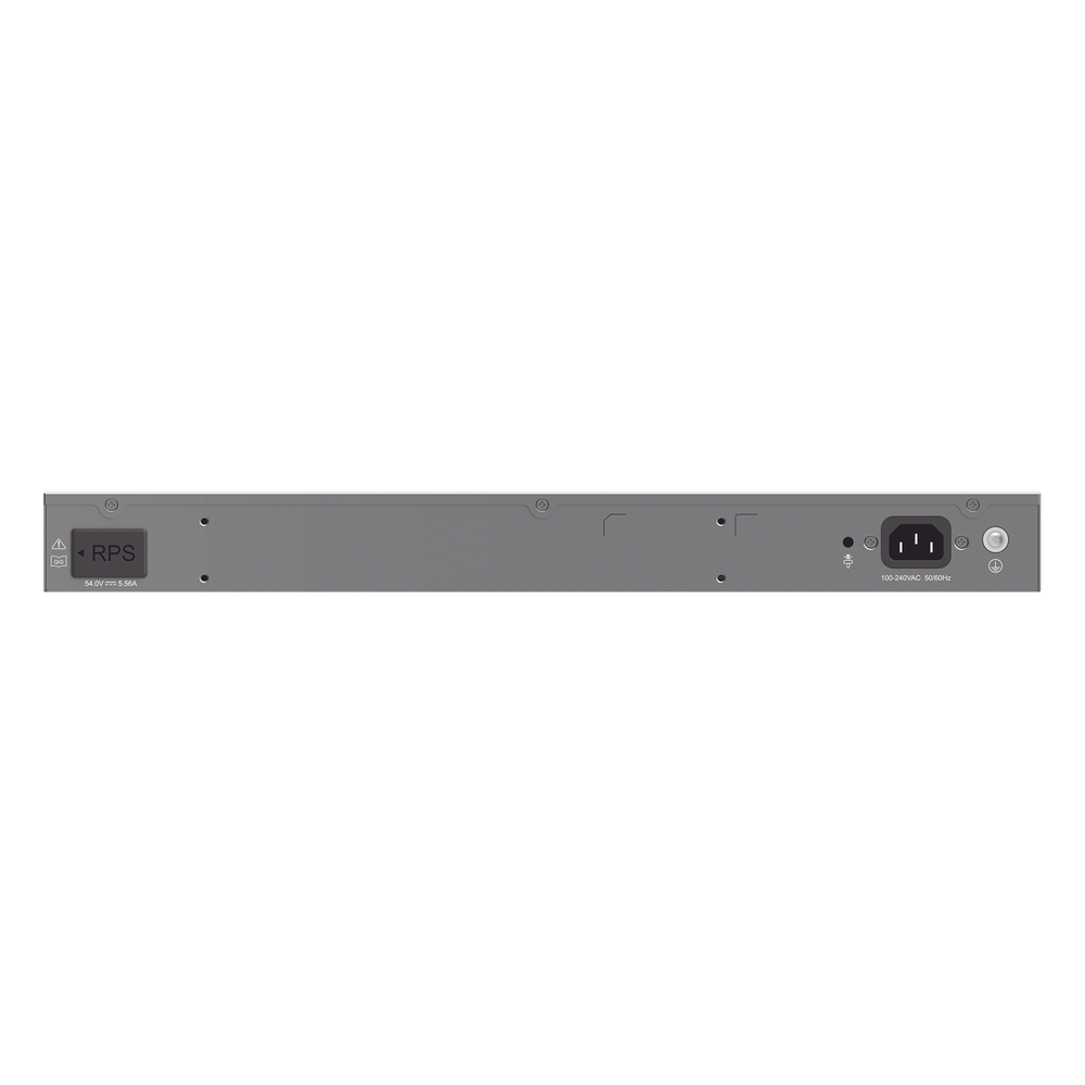 Switch Capa 3 PoE+ Administrable / 24 puertos 10/100/1000 Mbps + 4 Puertos SFP+ de 10 Gigabits / Hasta 360W / Compatible con GWN Cloud.