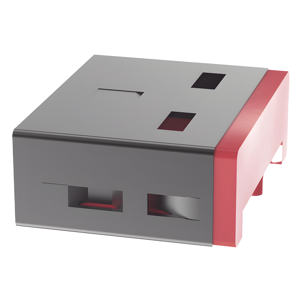Dispositivo de Bloqueo Smartkeeper, Para Puertos USB-A, Color Rojo, 1 Pieza