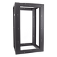 Rack Estándar 19" de 4 Postes, Acero, 24 Unidades, Profundidad Ajustable.