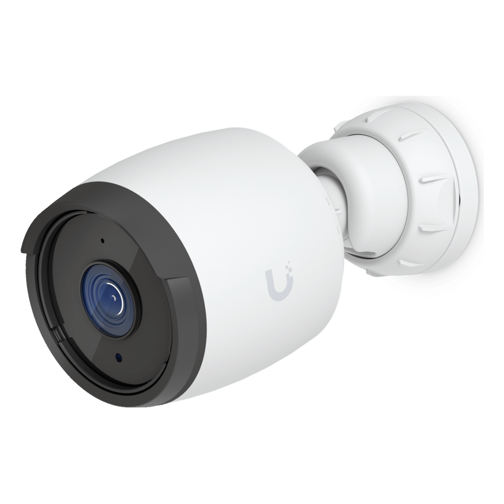 Cámara UniFi Protect G6 Bullet Color Blanco, PoE, 1.8" 4K, AI Multi-TOPS, Visión Nocturna IR 30m, Protección IP66, Reconocimiento Facial y Placa, Montaje en Pared, Techo, Poste