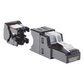 Plug RJ45 UTP, Instalación Recta, Terminación en Campo Certificable, Compatible con Cat5e, Cat6 y Cat6A, Color Negro
