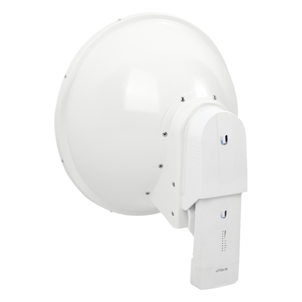 Antena Direccional airFiber X, ideal para enlaces Punto a Punto (PtP), frecuencia 5 GHz (5.1 - 5.9 GHz) de 23 dBi slant 45