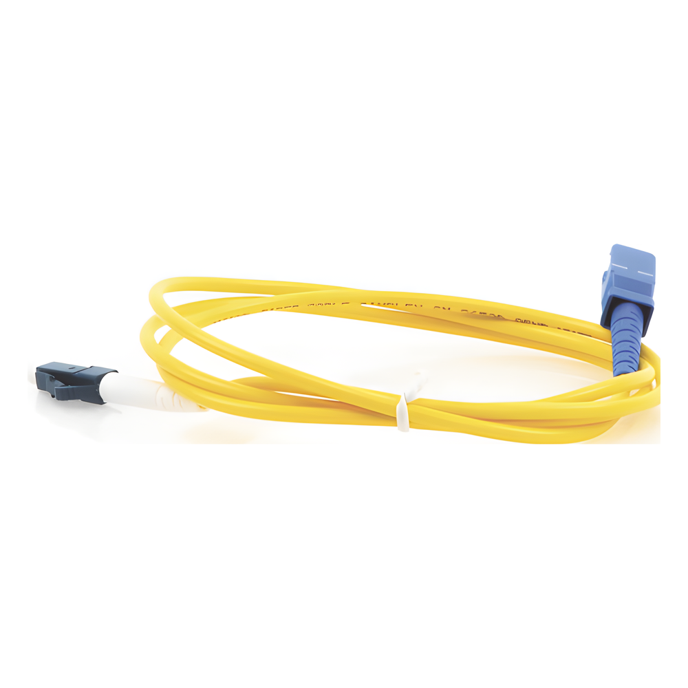 Jumper de Fibra Óptica Monomodo LC/UPC-SC/UPC Simplex de 1 Metro (3.28 Pies)
