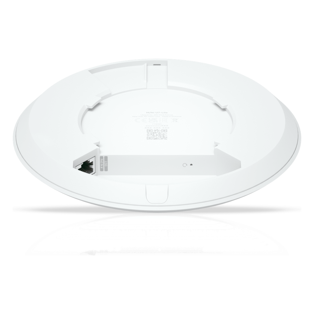 U7 Lite Wi-Fi 7 Doble Banda para Interiores con Cobertura de Hasta 115 m² y Soporte para Hasta 200 Usuarios