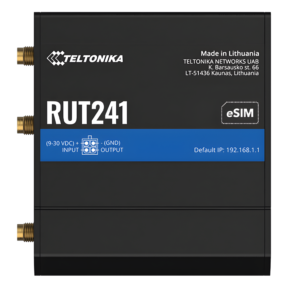 Industrial Cellular Router,Soporta eSIM/  2 puertos ethernet 10/100Mbps /WiFi 802.11b/g/n /WAN Failover
