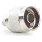 Conector N Macho para 75 Ohm de Anillo Plegable para Cable RG-59, Niquel/Oro/Teflón