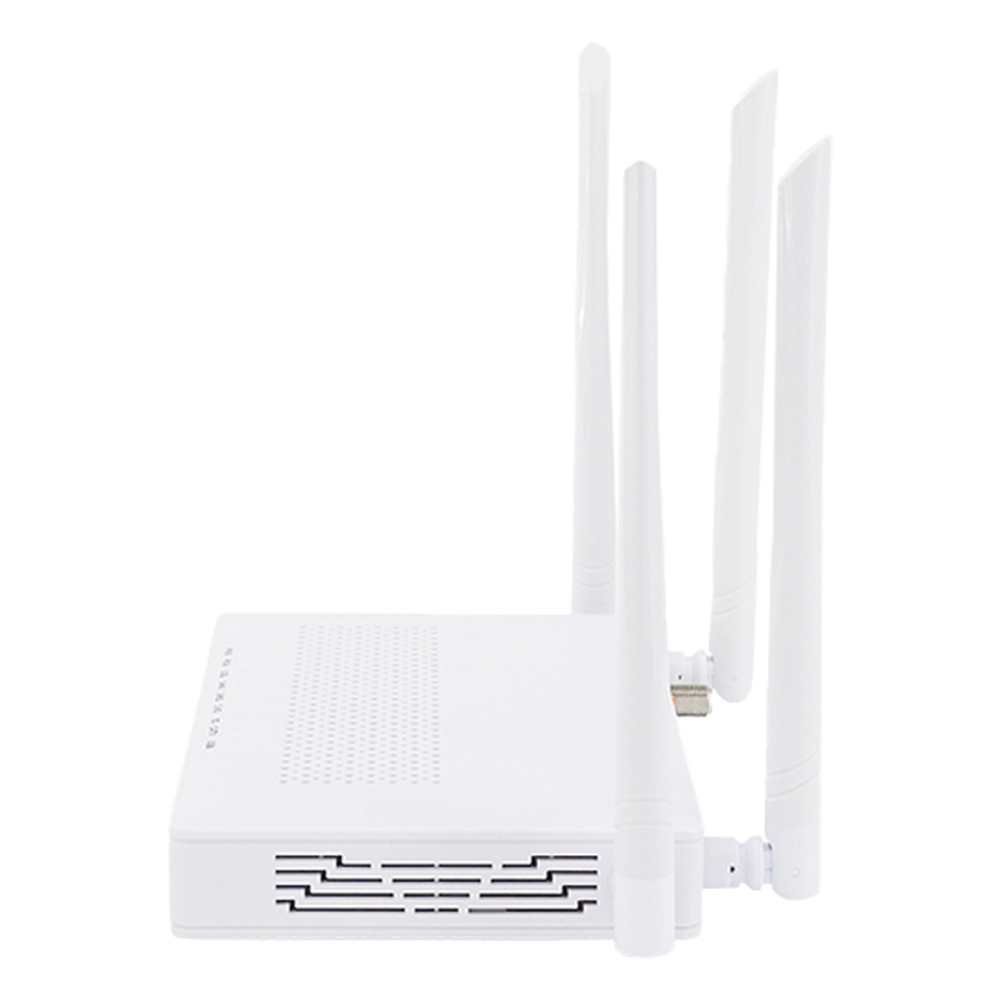 ONU Dual GPON/EPON / Wi-Fi Doble Banda 2.4 y 5 GHz / Soporta MESH / 2 Puertos Gigabit / 1 Puerto PON SC/APC / 1 puerto CATV / Hasta 1200 Mbps vía Wi-Fi